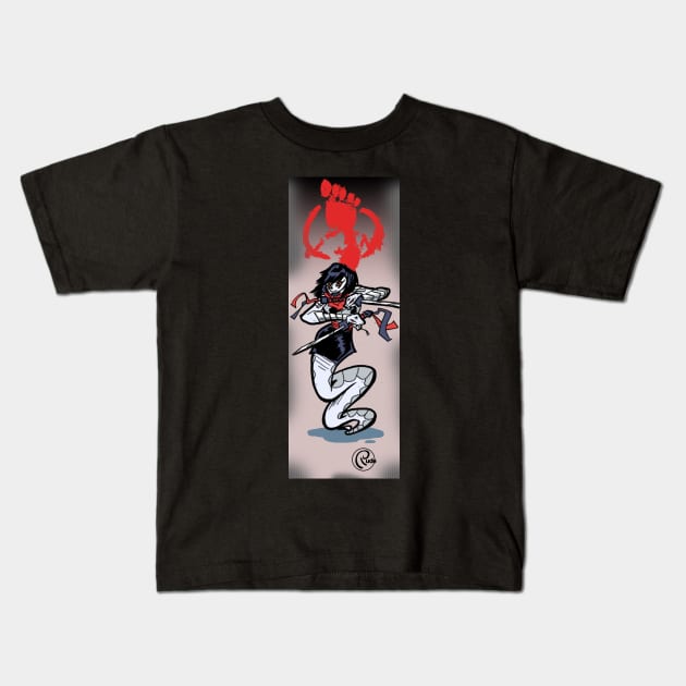 Karai of the Foot clan! Kids T-Shirt by Rudeman